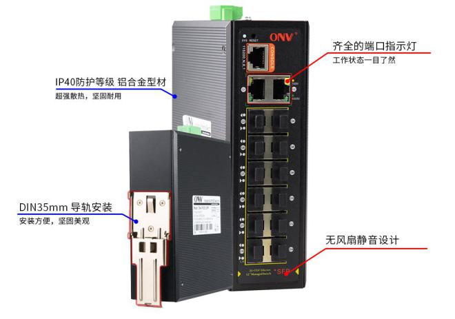 工业设计品质_工业交换机_交换机_工业防护等级