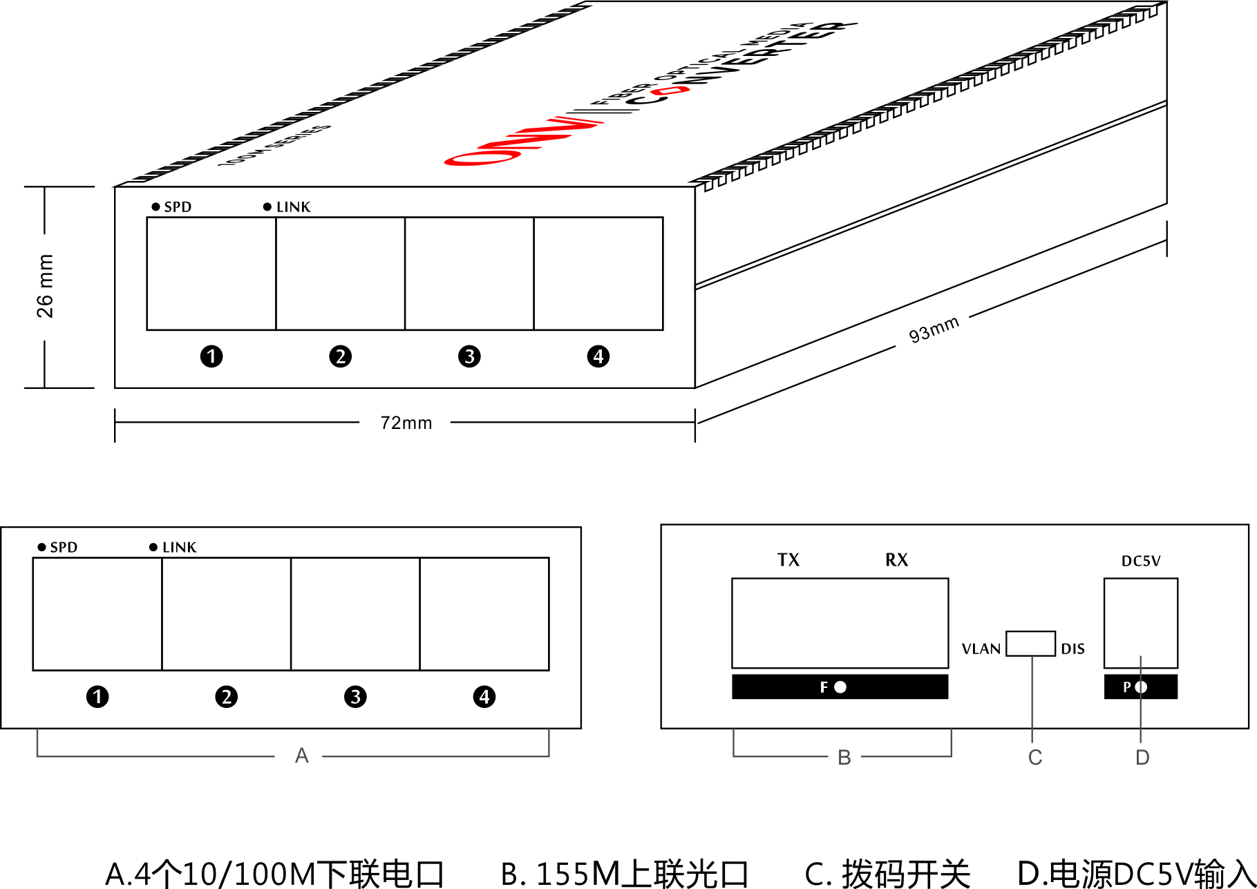 光纤收发器